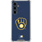 MLB Milwaukee Brewers - Solid Distressed Galaxy S23 FE Clear Case