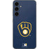 MLB Milwaukee Brewers - Solid Distressed Galaxy S23 FE Skin