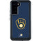 MLB Milwaukee Brewers - Solid Distressed Galaxy S23 Plus Waterproof Case