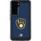 MLB Milwaukee Brewers - Solid Distressed Galaxy S23 Waterproof Case