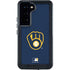MLB Milwaukee Brewers - Solid Distressed Galaxy S23 Waterproof Case
