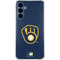 MLB Milwaukee Brewers - Solid Distressed Galaxy S24 Clear Case