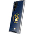 MLB Milwaukee Brewers - Solid Distressed Galaxy S24 Ultra Clear Case