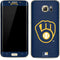 MLB Milwaukee Brewers - Solid Distressed Galaxy S7 Edge Skin