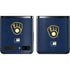 MLB Milwaukee Brewers - Solid Distressed Galaxy Z Flip Skin