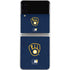 MLB Milwaukee Brewers - Solid Distressed Galaxy Z Flip3 5G Skin