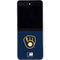 MLB Milwaukee Brewers - Solid Distressed Galaxy Z Flip5 5G Skin