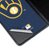 MLB Milwaukee Brewers - Solid Distressed Galaxy Z Fold4 5G Skin