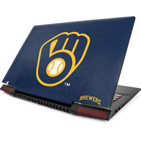 MLB Milwaukee Brewers - Solid Distressed Lenovo IdeaPad Skin