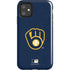 MLB Milwaukee Brewers - Solid Distressed iPhone 11 Impact Case