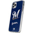 MLB Milwaukee Brewers - Solid Distressed iPhone 11 Pro Clear Case