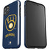 MLB Milwaukee Brewers - Solid Distressed iPhone 11 Pro Max Impact Case