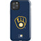 MLB Milwaukee Brewers - Solid Distressed iPhone 11 Pro Max Impact Case