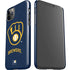 MLB Milwaukee Brewers - Solid Distressed iPhone 11 Pro Max Lite Case