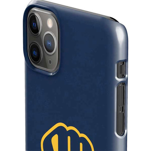 MLB Milwaukee Brewers - Solid Distressed iPhone 11 Pro Max Lite Case