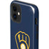 MLB Milwaukee Brewers - Solid Distressed iPhone 12 Impact Case