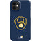 MLB Milwaukee Brewers - Solid Distressed iPhone 12 Mini Lite Case