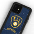 MLB Milwaukee Brewers - Solid Distressed iPhone 12 Mini Waterproof Case