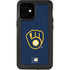 MLB Milwaukee Brewers - Solid Distressed iPhone 12 Mini Waterproof Case
