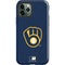 MLB Milwaukee Brewers - Solid Distressed iPhone 12 Pro Impact Case