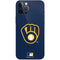 MLB Milwaukee Brewers - Solid Distressed iPhone 12 Pro Max Skin