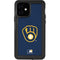 MLB Milwaukee Brewers - Solid Distressed iPhone 12 Waterproof Case