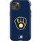 MLB Milwaukee Brewers - Solid Distressed iPhone 13 Impact Case