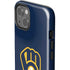 MLB Milwaukee Brewers - Solid Distressed iPhone 13 Impact Case