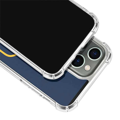 MLB Milwaukee Brewers - Solid Distressed iPhone 13 Pro Clear Case
