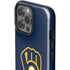 MLB Milwaukee Brewers - Solid Distressed iPhone 13 Pro Max Impact Case