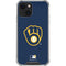 MLB Milwaukee Brewers - Solid Distressed iPhone 14 Clear Case