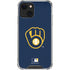 MLB Milwaukee Brewers - Solid Distressed iPhone 14 Clear Case