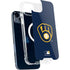MLB Milwaukee Brewers - Solid Distressed iPhone 14 MagSafe Case