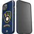 MLB Milwaukee Brewers - Solid Distressed iPhone 15 Impact Case