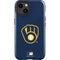 MLB Milwaukee Brewers - Solid Distressed iPhone 14 Plus Impact Case