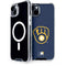 MLB Milwaukee Brewers - Solid Distressed iPhone 15 Plus MagSafe Case