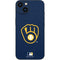 MLB Milwaukee Brewers - Solid Distressed iPhone 15 Plus Skin