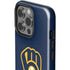 MLB Milwaukee Brewers - Solid Distressed iPhone 15 Pro Impact Case