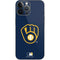 MLB Milwaukee Brewers - Solid Distressed iPhone 14 Pro Max Skin