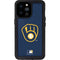 MLB Milwaukee Brewers - Solid Distressed iPhone 14 Pro Max Waterproof Case