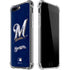 MLB Milwaukee Brewers - Solid Distressed iPhone 7/8 Plus Clear Case