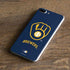 MLB Milwaukee Brewers - Solid Distressed iPhone 8 Plus Skin