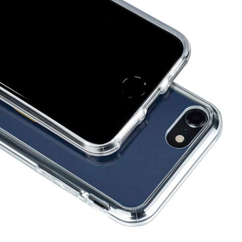 MLB Milwaukee Brewers - Solid Distressed iPhone SE (2nd & 3rd Gen) Clear Case