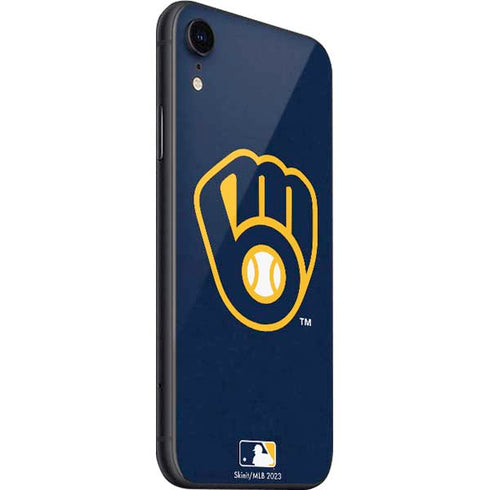 MLB Milwaukee Brewers - Solid Distressed iPhone SE (2nd & 3rd Gen) Skin