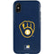 MLB Milwaukee Brewers - Solid Distressed iPhone X Pro Case