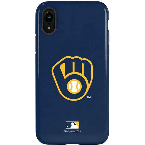 MLB Milwaukee Brewers - Solid Distressed iPhone XR Pro Case