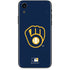 MLB Milwaukee Brewers - Solid Distressed iPhone XR Skin