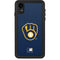 MLB Milwaukee Brewers - Solid Distressed iPhone XR Waterproof Case