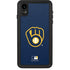 MLB Milwaukee Brewers - Solid Distressed iPhone XR Waterproof Case