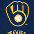MLB Milwaukee Brewers - Solid Distressed iPhone XS Max Skin